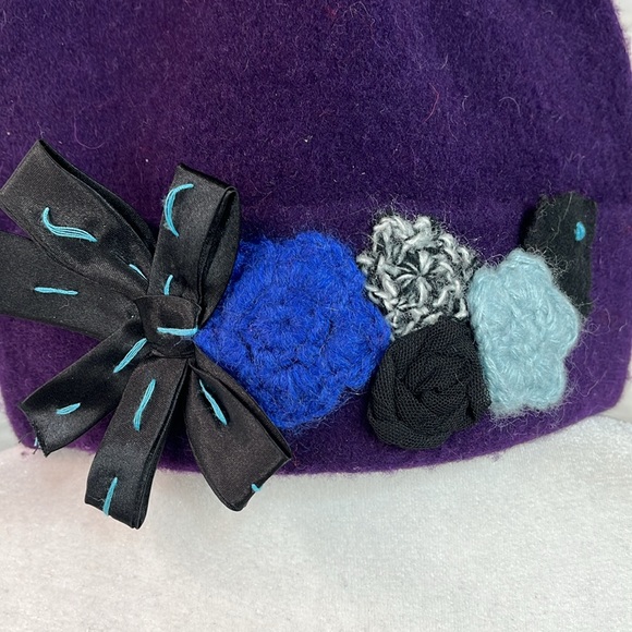 ALESSANDRA BACCI FIRENZE WOOL HAT Made in Italy BUNDLE MAURICES SCARF - Picture 3 of 10